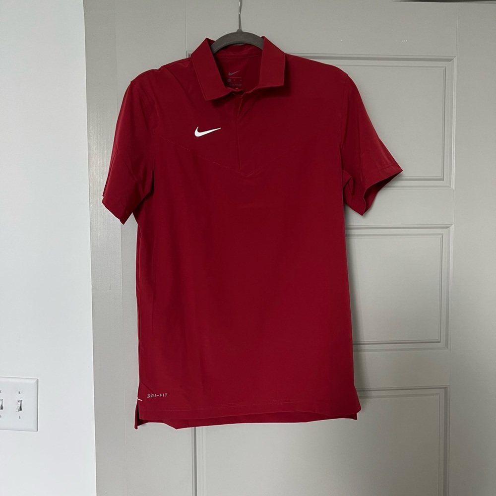Mens Nike dri-fit polo - size small in red